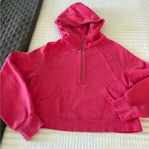 lululemon athletica Lipgloss Pink Half Zip Scuba